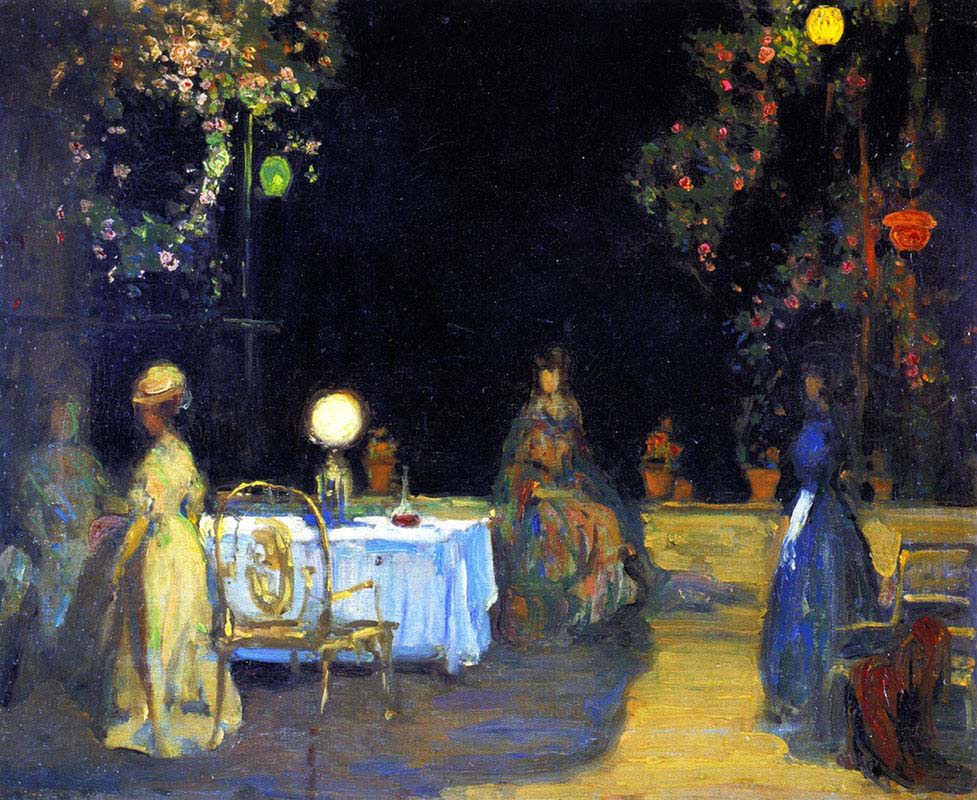 Night in the Garden in Spain